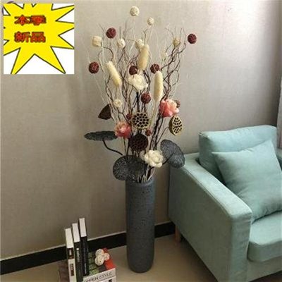 。落地高枝干花客厅带花瓶套装大型花束摆设然树枝装饰玄关大装饰