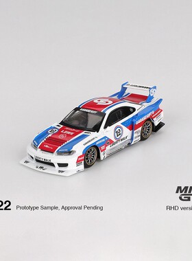 1:64 日产 尼桑 S15 SILVIA GARASIDRIFT合金汽车模型1022