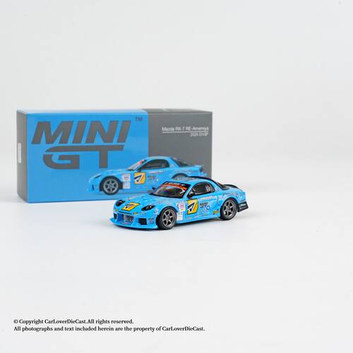 MINIGT[1195]马自达RX7雨宫 2025D1漂移1:64合金车模