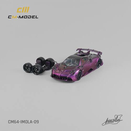 CM 1/64 帕加尼伊莫拉IMOLA午夜紫合金汽车模型