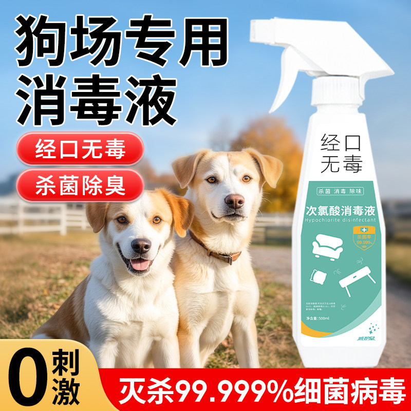 狗场专用消毒液宠物除臭杀菌狗舍狗笼养殖场环境除味除菌液次氯酸
