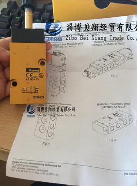 美国PARKER电磁阀 LUCIFER气动阀 全新正品341N03-4961312C2