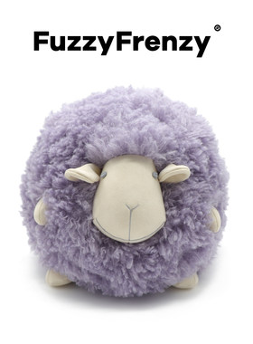 FuzzyFrenzy圆球绵羊玩偶软绵绵