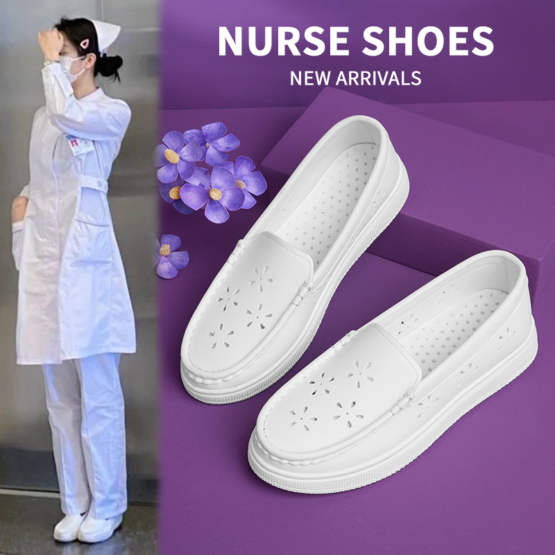 增高防滑护士鞋女软底小白鞋
