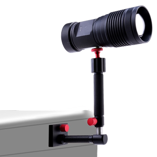 钓箱灯架万向插片可拆卸 夜钓灯支架钓鱼灯鱼灯铝合金灯架配件