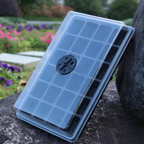 24孔家用带盖育苗穴盘营