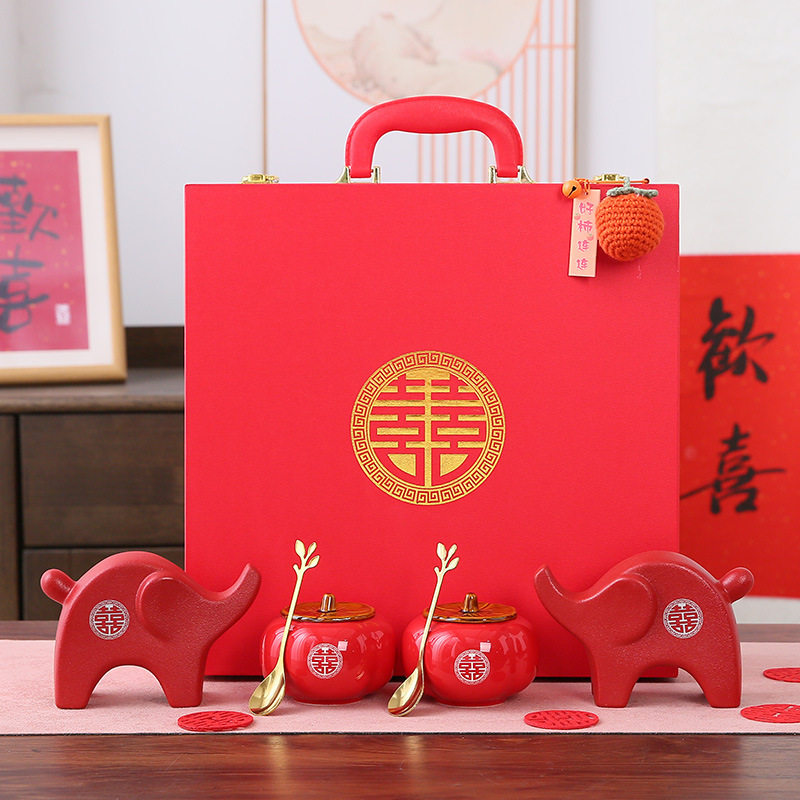 闺蜜高档礼盒结婚礼物礼品婚庆姐妹新套装送情侣对杯实用陶瓷