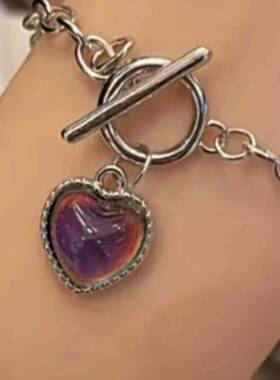 感温变色闺蜜情侣3人磁吸