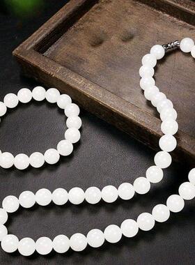 白色女士奢华气质项链手职