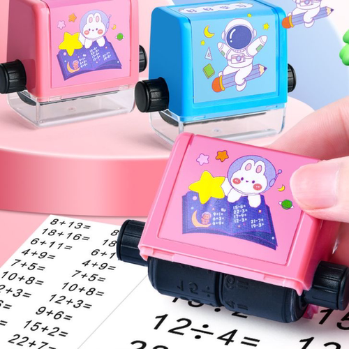 加减法滚动出题印章小学生数学练习题100以内乘除滚轮滚筒