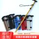 铝合金爬山手杖 防滑手杖加强可调5节老人拐杖 伸缩折叠6色登山杖