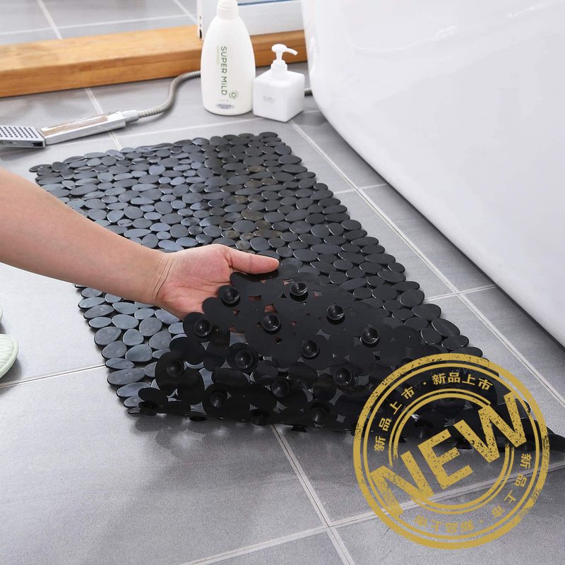 88*40cm鹅卵石浴室防滑垫浴缸垫欧美畅销石头脚垫洗澡防摔吸盘垫