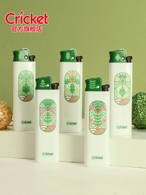 Cricket草蜢原装进口火石砂滑轮一次性打火机明火定制做印字批发