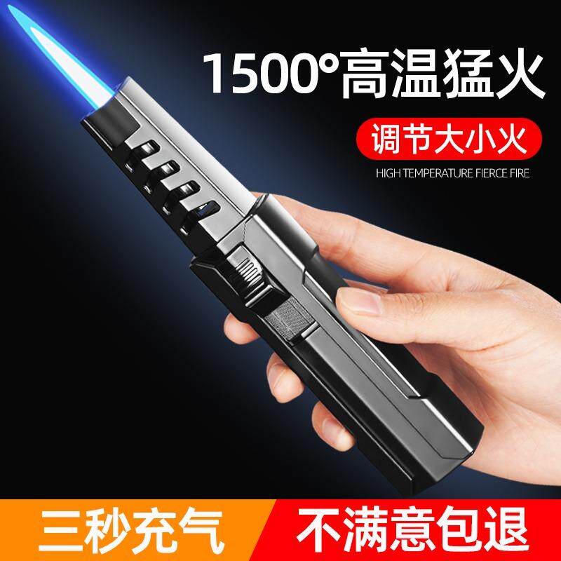 大火力手持笔式充气焊枪打火机厨房灶台喷枪点火枪长款喷枪点火器图片