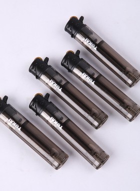 TOKAI日本东海M5L黑色透明防爆一次性创意家用个性滑轮火石打火机