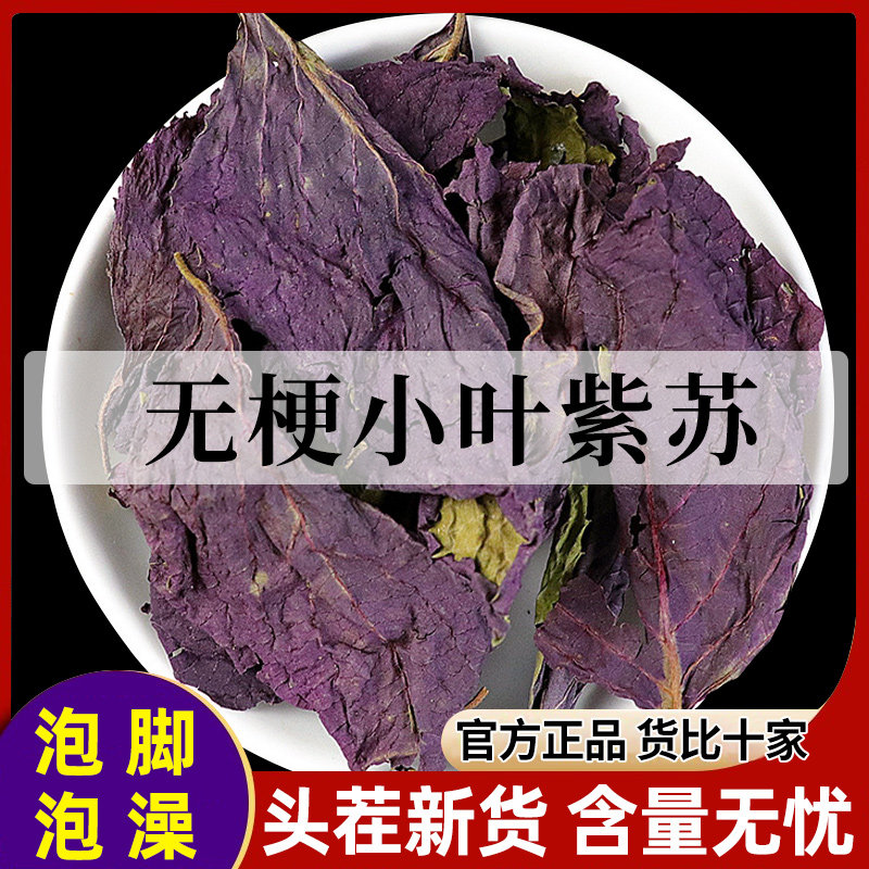 紫苏叶泡脚中药材正品苏叶泡澡小叶紫苏功效野生新鲜食用苏子叶干