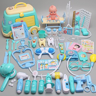 女孩医疗箱护士儿童打针过家家扮演听诊器宝宝工b 小医生玩具套装