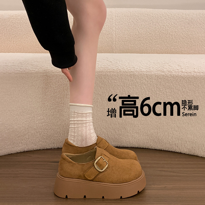 全包厚底增高勃肯鞋女2026新款春季一脚蹬女鞋子百搭懒人乐福单鞋,女鞋,勃肯鞋/软木鞋,淘宝优惠券,粉丝福利购,淘宝优惠卷