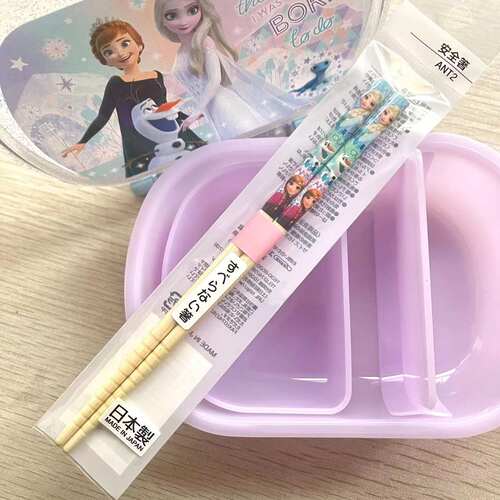 现货日本冰雪奇缘艾莎筷子