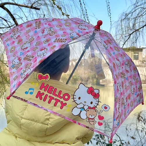 儿童男孩女孩美乐蒂凯蒂猫雨伞