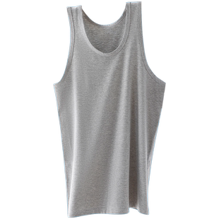 背心男士纯棉打底内穿运动健身跨栏男款修身白背心全棉老头汗衫夏