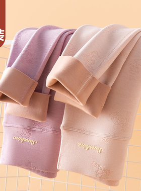 女童德绒秋裤冬季内穿加绒加厚热能裤中大童棉裤打底裤儿童保暖裤