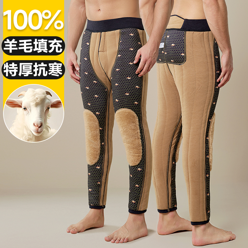 特厚保暖裤男士加厚加绒棉裤冬季
