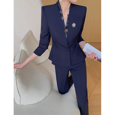 个性优雅西装套装职业女装通勤