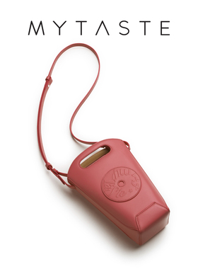 MYTASTE/Cookie曲奇桶真皮斜挎小桶包小众设计师手提菜篮包手机包