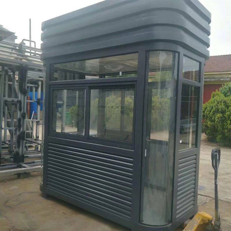 定做户外岗亭 小区门卫室值班钢结构岗亭 售楼处学校商场执勤岗亭