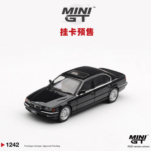 [Oseky]MINIGT 吸塑挂卡 宝马 BMW 750IL 宝石青 1242 合金 1:64