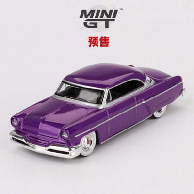 [Oseky]MINIGT 林肯 Capri Hot Rod 1954 紫 757 合金 1:64