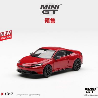 [Oseky]MINIGT 本田 Prelude 拉力红 1317 合金 1:64