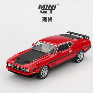Race 1122 MINIGT Mustang Mach1 Ford 现货 福特 红 1971 Oseky