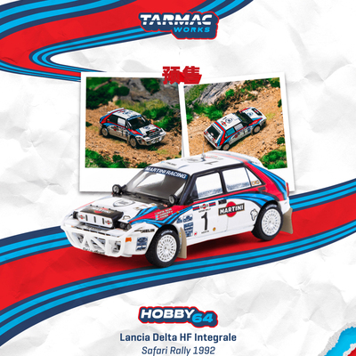 [Oseky]TarmacWorks TW 蓝旗亚 Lancia Delta HF Rally 1992