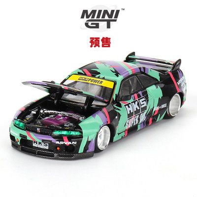 [Oseky]MINIGT KAIDOHOUSE 日产 Skyline GTR R33 HKS 129 合金