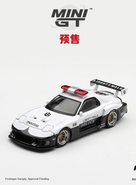 [Oseky]MINIGT 马自达 MAZDA RX7 LB 警车 1231 合金 1:64