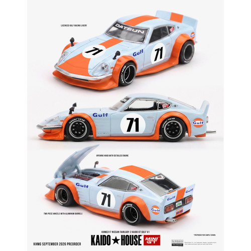 [Oseky]MINIGT KAIDOHOUSE 日产 Fairlady Z GT GULF V1 317
