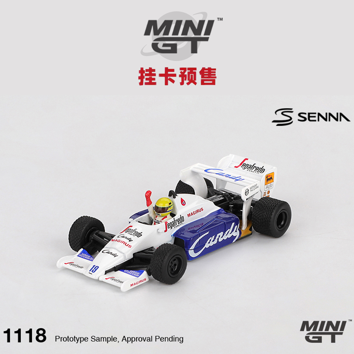 [Oseky]MINIGT 吸塑挂卡 托尔曼 TG184 19 Senna 1984 1118