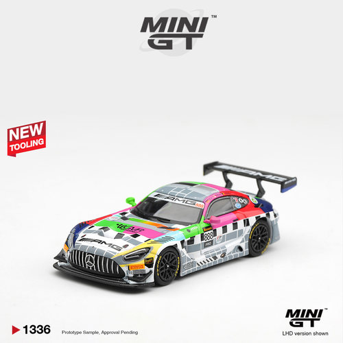 [Oseky]MINIGT 挂卡 梅赛德斯 AMG GT3 888 1336