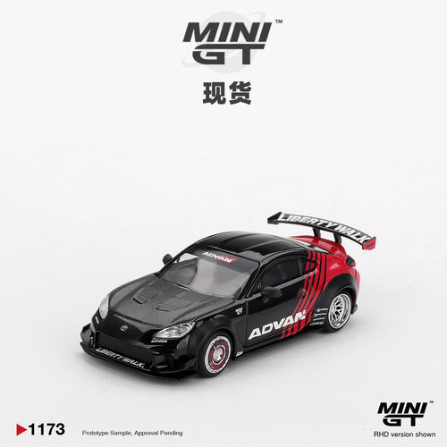 [Oseky]现货 MINIGT 丰田 Toyota GR86 LB 阿迪王 Advan 1173