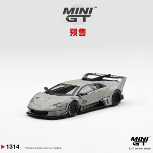 [Oseky]MINIGT 兰博基尼 LB 蝙蝠 GT Evo 战斗灰 1314 合金 1:64