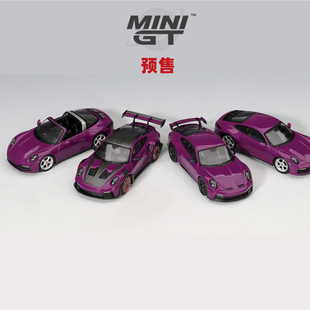 [Oseky]MINIGT 保时捷 Porsche 911 992.1 ubystone Red Set 套装