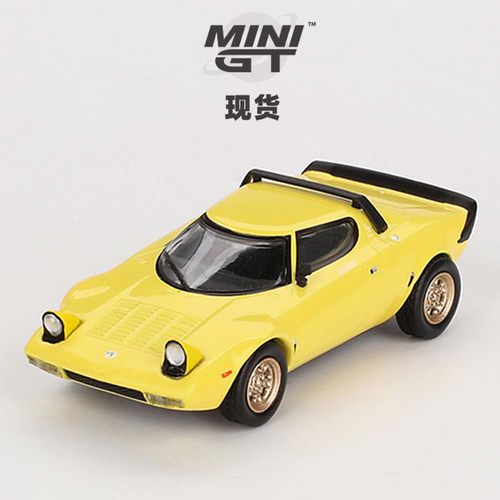 [Oseky]现货 MINIGT 蓝旗亚 Lancia Stratos HF 771 黄 合金 1:64