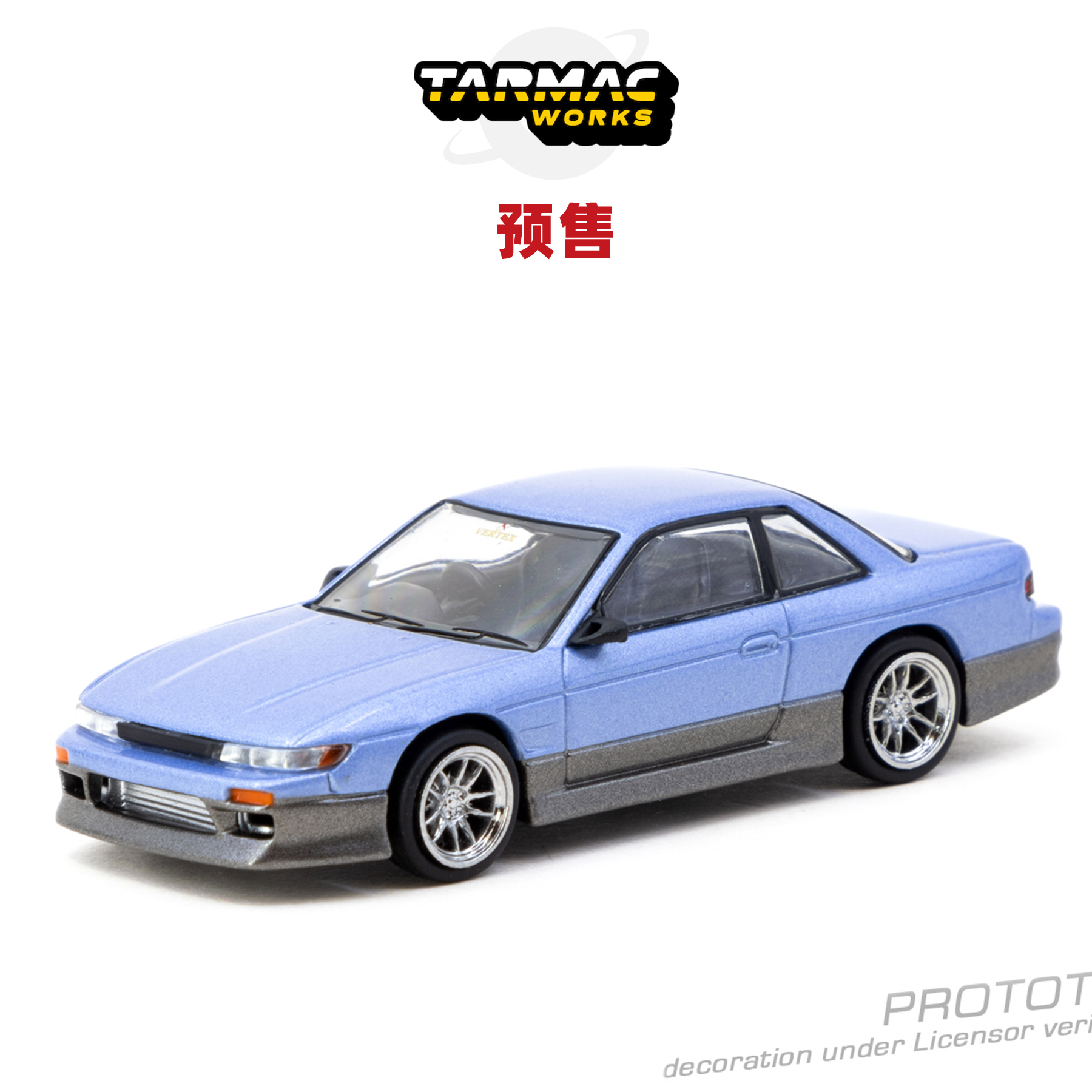 [Oseky]TarmacWorks TW 日产 VERTEX Nissan Silvia S13 合金1:64