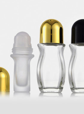 便携滚珠精油分装瓶黑盖50/30mL