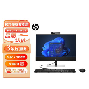 440G9商务办公家用网课学习台式 ProOne 电脑一体机23.8英寸Win11h 惠普