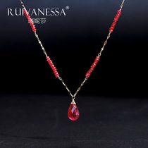 Renessa jewelry Ruby Pendant no refund no replacement link