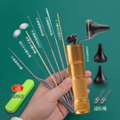 专业采耳手灯采耳工具采耳灯手握式 充电USB可视掏耳神器掏朵套装