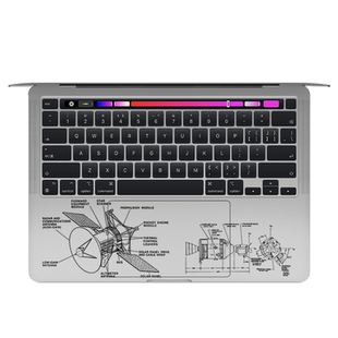 吉格士触控板贴膜掌托膜MacBookair保护膜磨砂15寸机身M4配件透明键盘M1贴纸Pro简约3M创意轻薄保护贴适用于